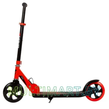 Самокат Novatrack Polis Plastic New 160P.POLIS.RD22 (красный/черный, 2022) картинка 2